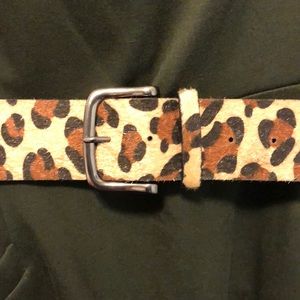 Dark olive green dress w/belt